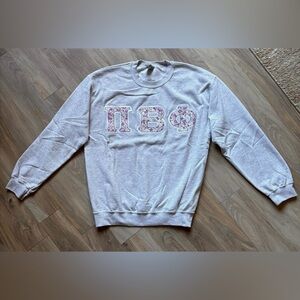 Pi Beta Phi Crewneck Sweatshirt (Floral)